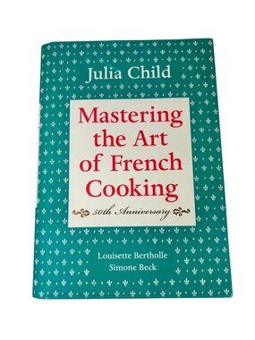 Julia Child Mastering the Art of French Cooking Cookbook 2001 Hardcover 50th Ann